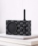 Radio Tykho 3 Lexon x Jean-Michel Basquiat Crown, negro