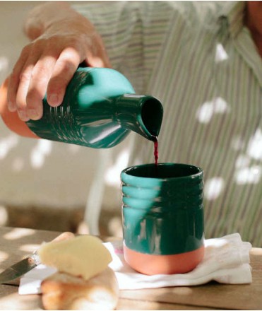 Botella de Cerámica, Verde