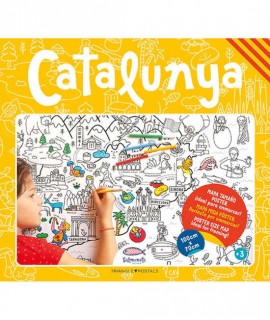 Mapa per colorejar. Catalunya