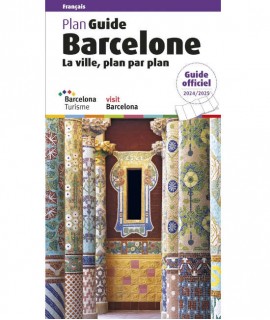 Plànol Guia Barcelona. La ciutat, pla per pla. Francès. 