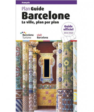 Plànol Guia Barcelona. La ciutat, pla per pla. Francès. 