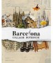 Barcelona collage notebook