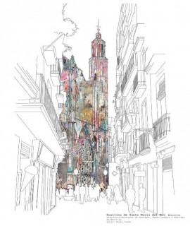 Lamina A6 Santa Maria del Mar