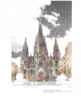 Lámina A5 Catedral de Barcelona