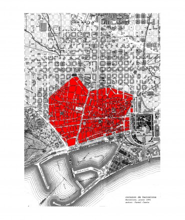 Lámina A5 Corazón de Barcelona