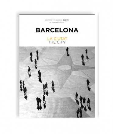 Pack 8 postals B&W Barcelona La Ciutat