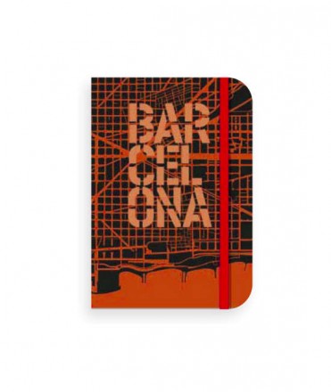 Libreta A6 Plano de Barcelona
