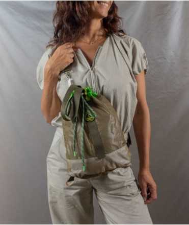 Mochila-Bandolera Giulia, Verde