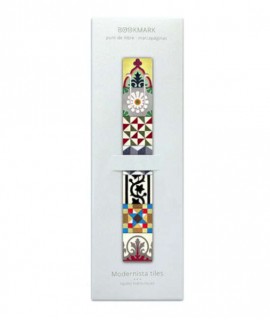 Marcapáginas baldosas hidráulicas modernistas