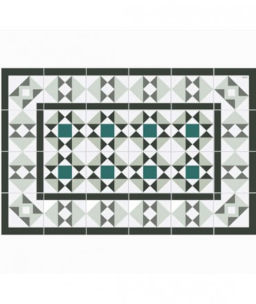 Pack de 2 salvamanteles Diseño de baldosas hidráulicas Tusset