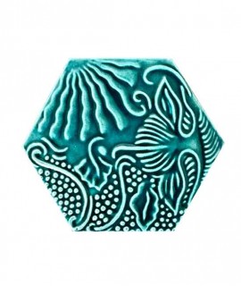 Baldosa grande de Paseo de Gracia color Azul