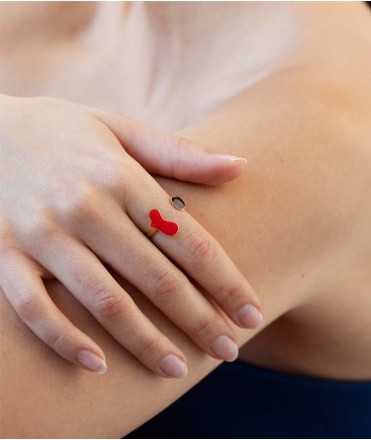 Anell daurat Cor Miró