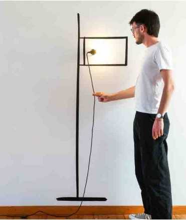 Lámpara de pared Low-cost, de peu
