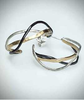 Pendientes PossiDona aro tres colores