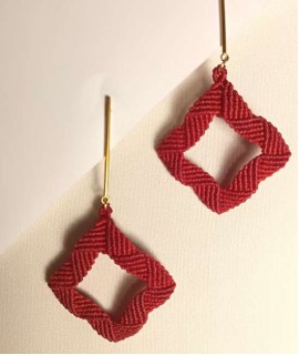 Pendientes Eos, Rojo