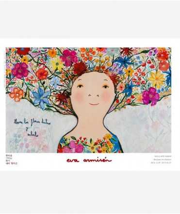 Eva Armisén. Póster "Llevar las Flores Dentro"