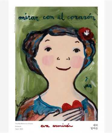 Eva Armisén. Póster "Mirar con el corazón"