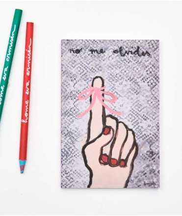 Eva Armisén. Llibreta "No me olvides"