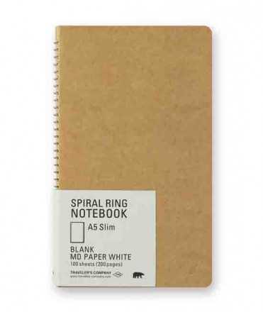 Llibreta espiral A5, blanc