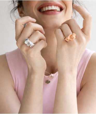 Collaret Mini Flor ceràmica