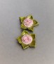 Pendientes Florales Reales cerámica