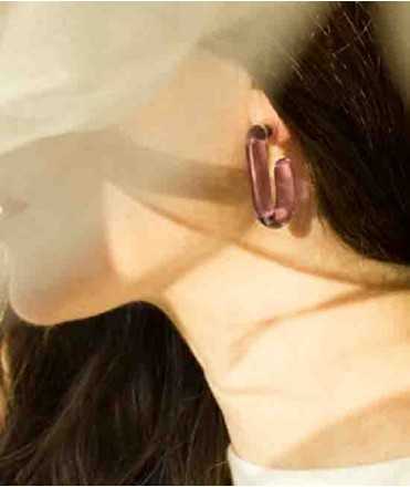 Pendientes Scatenati, lila