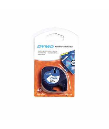 Adhesive tape Dymo Letratag. Size: 12mm x 4m.