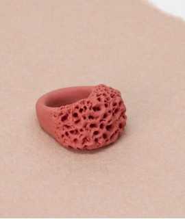 Anillo Coral Rojo