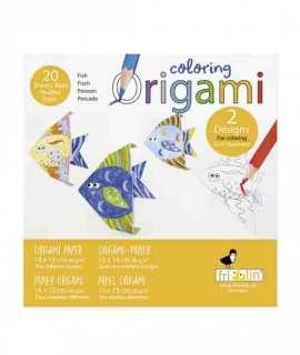 Origami per pintar Peixos
