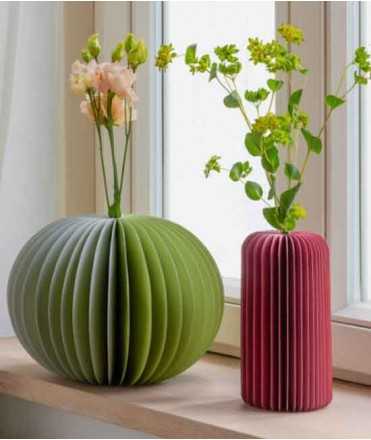 Jarrón de papel Yuki Berry