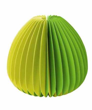 Jarrón de papel Yuki Verde