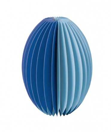 Jarrón de papel Yuki Azul