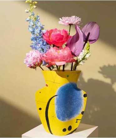 Jarrón Miró L'Or de l'Azur