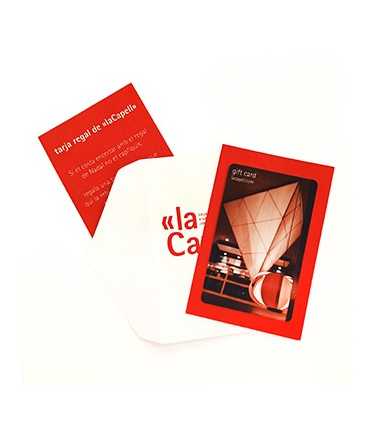 TARJETA REGALO « LA CAPELL » 30 EUROS