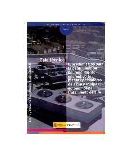 Procedures for the determination of the energy efficiency of water cooling plants and autonomous treatment equipment
