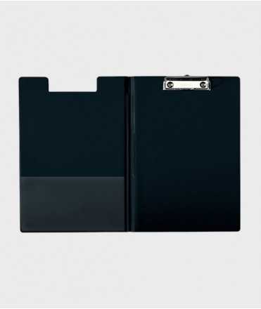 Carpeta con pinza y tapa negra