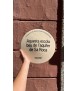 Placa Comunidad de Acuífero, 27 cm.
