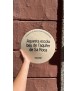 Placa Comunidad de Acuífero, 14 cm.