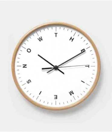 Rellotge de paret The time is now