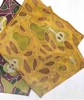 Pañuelo Pera, amarillo-verdoso