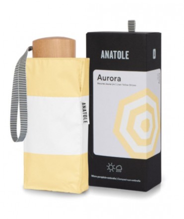 Paraguas Aurora Strip Amarillo