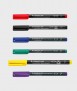 Rotulador Staedtler Lumocolor permanente de punta fina, F