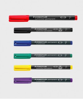 Retolador Staedtler Lumocolor permanent de punta fina, F 