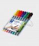 Rotuladores Lumocolor mina media color surtido 8 colores