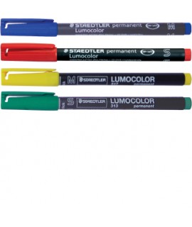 Rotulador Staedtler Lumocolor permanente de punta fina, S