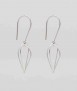 Pendientes Candela C, plata pulida