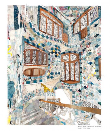 Làmina A4 Casa Batlló Interior Escala