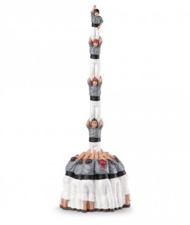 Figura de goma del Pilar de 5, camisa grisa 