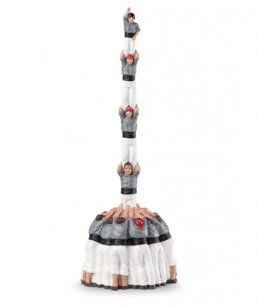  Figura de goma del Pilar de 5, camisa gris