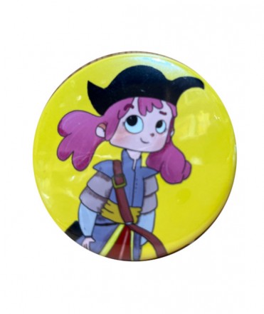 Xapa Groga Pirata amb Barret Patapum